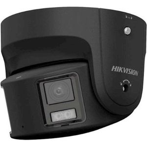 Hikvision DS 2C7G2P LSU/SL zwarte 4mm 8mp panoramische ColorVu netwerk beveiligingscamera