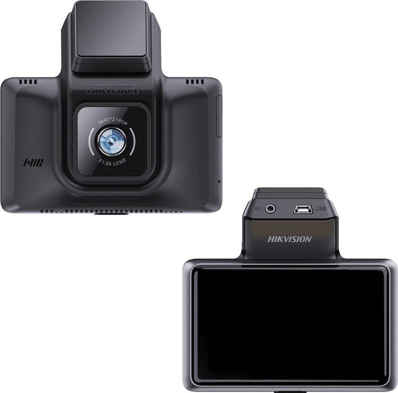 Hikvision Dashcamera K5 2160P/30fps + 1080P WI-FI 1CH Auto Video Recorder Zwart