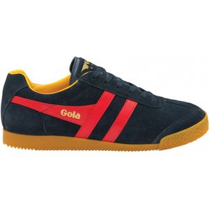 Gola Harrier Suede Sneakers Navy / Red / Sun