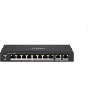 HiLook - SW-10-POE - PoE-switch - 10-poorts - Onbeheerd - Compatibel met 802.3af/at