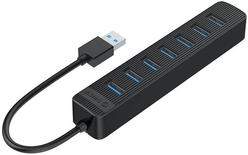 Orico - TWU3 - USB naar 7x USB 3.0 Hub - Zwart - ABS Materiaal