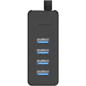 Orico - W5P-030 - USB Hub - Zwart - USB 3.0 - 4 Poorten