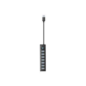 Orico - PW7U - USB Hub - Zwart - 7 Poorten - High-Speed