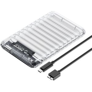 Orico - 2139U3-V1 - Externe Behuizing - Transparant - ABS - Geschikt voor HDD/SSD