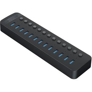 Orico - CT2U3-13AB - USB-A 3.0 Hub - Zwart - 13 Poorten