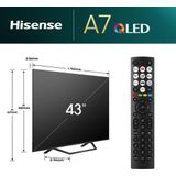 Hisense - 43A7NQ - 43 Inch - 4K QLED - Quantum Dot - Dolby Vision