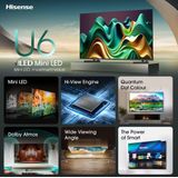 Hisense - 50U6NQ - 50 inch - 4K MiniLED - 2024