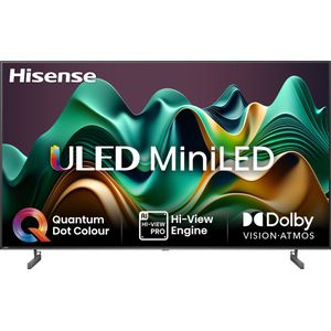 Hisense 65U6NQ 164 cm (65 Zoll) Fernseher 4K Mini LED ULED HDR Smart TV, 60Hz, HDMI 2.0, Game Mode Plus, Dolby Vision & Atmos, Bluetooth, Alexa Built-in, Anthrazit, [2024]