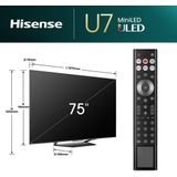 Hisense - 75U7NQ - 75 inch - 4K MiniLED - 2024