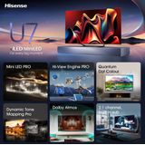 Hisense - 75U7NQ - 75 inch - 4K MiniLED - 2024