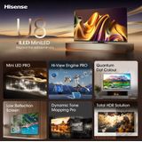 Hisense - 65U8NQ - 4K ULED MiniLED - 65 inch - Smart TV - 2024