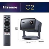 Hisense - C2 Pro - Mini Projector - Zwart - DLP Triple Laser - 2600 Lumen