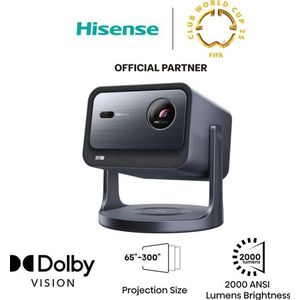 Hisense - C2 Pro - Mini Projector - Zwart - DLP Triple Laser - 2600 Lumen