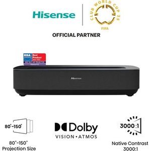 Hisense - Serie PL2 - 4K Projector - Zwart - Ultra Short Throw