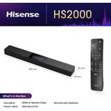 Hisense - Soundbar - 2.1 Kanaals - Ingebouwde Subwoofer - Dolby Digital Plus
