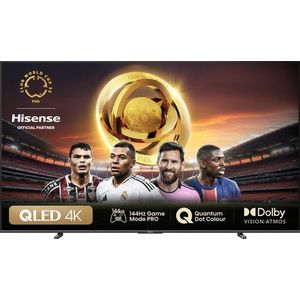 Hisense 100E7NQ tv 2,54 m (100"") 4K Ultra HD Smart TV Wifi Grijs 400 cd/m²