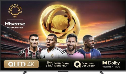 Hisense 100E7NQ tv 2,54 m (100"") 4K Ultra HD Smart TV Wifi Grijs 400 cd/m²