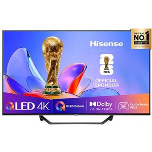 Hisense - A7Q - QLED-TV - Zwart - 43 inch - 4K