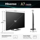 Hisense - 75" - QLED A7Q - TV - 2025 - Dolby Atmos - VIDAA Smart Platform