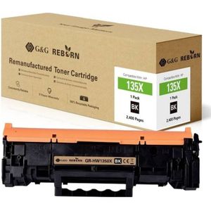 G&G - Toner - Compatibel Zwart - 2400 Bladzijden - Remanufactured