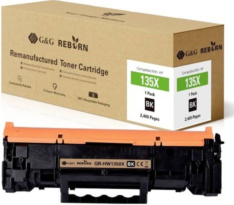 G&G - Toner - Compatibel Zwart - 2400 Bladzijden - Remanufactured