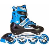 Move Inlineskates - Maat 30-33 - Unisex - zwart/blauw