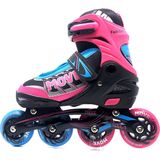 Move Fast Inlineskates - Maat 38-41 - Unisex - roze/zwart/blauw