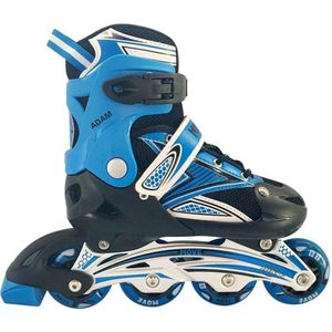 Move Adam Inlineskates - Maat 34-37 - Jongens - zwart/blauw