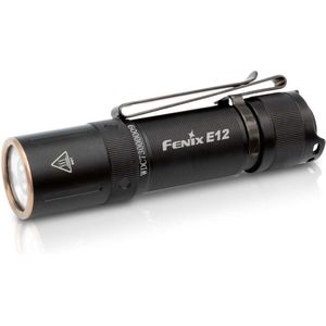 Fenix E12 V2.0 Zaklamp FEE12-V2 Compacte LED Zaklamp Brede Lichtbundel, 160 Lumen, Aluminium