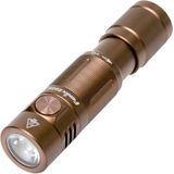 Fenix E05R Zaklamp FEE05R-BR Sleutelhangerzaklamp Oplaadbaar Compact Every Day Carry,400 Lumen, Bruin, Aluminium