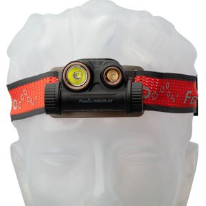 Fenix HM65RDTBLC -LED Oplaadbare hoofdlamp LED/USB IP68 1500 lm 300 h zwart/oranje