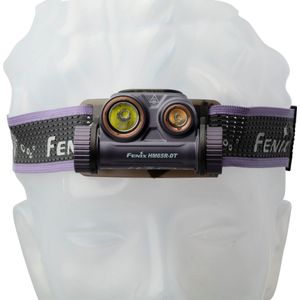 Fenix HM65RDTPRP - LED Oplaadbare hoofdlamp LED/USB IP68 1500 lm 300 h paars/zwart