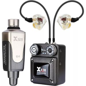 Xvive U4T9 - In-Ear Monitor - Draadloos Systeem - Studiomonitoren