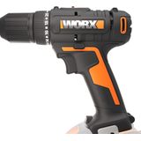 WORX - Accuschroefboormachine 20 V – 40 Nm ø13 mm – WX108.9 (levering zonder accu en oplader, 1 dubbel bit)