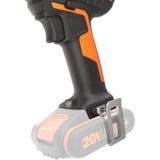 Worx WX108.9 Accu-schroefboormachine, 20 V – 40 Nm ø 13 mm – WX108.9 (levering zonder accu en oplader, 1 dubbele bit), oranje/zwart