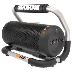 WORX WX009.9 Bluetooth Acculuidspreker - Zwart - Kunststof - 20V