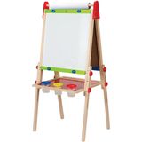 Hape Alles in 1 Tekenezel - Schoolbord - Krijtbord - Magnetischbord