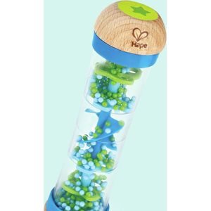 Hape - Mini-Rammelaar - Houten Speelgoed - Blauw