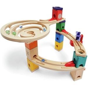 Hape - E6021 - Knikkerbaan - Hout - 27 Onderdelen - Vanaf 4 Jaar