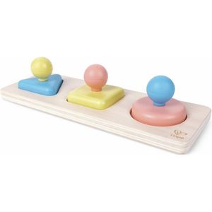 Hape - Montessori Spiegel Vormenpuzzel - Hout