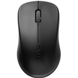 Rapoo - Draadloze Muis - Zwart - Ergonomisch - 2,4 GHz Verbinding