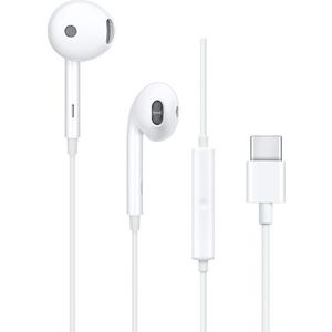OPPO MH135-3 Hoofdtelefoons Bedraad In-ear Oproepen/muziek USB Type-C Wit