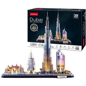 Cubic Fun - 3D Puzzel - Dubai Led - 115 Onderdelen