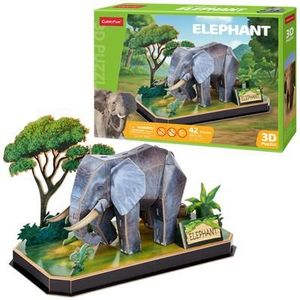 Kubikfun 3D -Puzzle -Elefant