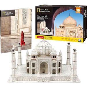 National Geographic - Cubic Fun 3D Puzzel - Taj Mahal - 87 Stukjes