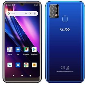 Qubo X626 Smartphone, 2 GB RAM + 32 GB ROM, Blauw