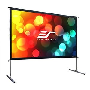 ELITE SCREENS mobile outdoor frame screen Yard Master 2 front/rear projection 299 x 168 cm, 16:9 format 135 inches, OMS135H2-DUAL
