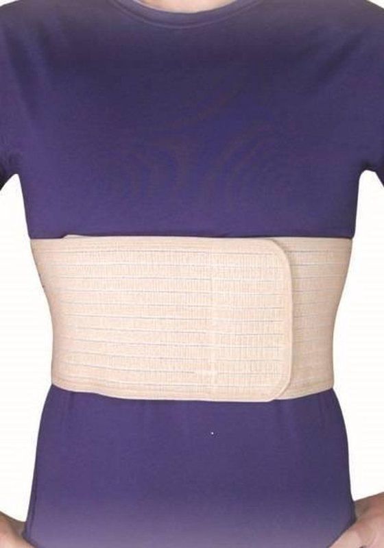 Super Ortho Ribbrace - Rompbrace met Klittenbandsluiting - Rompbandage - Ondersteuning van de Romp & Ribben - Maat XXL - Man