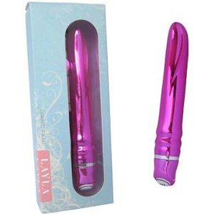 Layla Vibrator Rabbit Garofani in paars 16 cm/diameter 2,3 cm