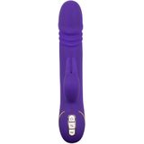 Vibe Couture – Oplaadbare Rabbit Skater Stoot Vibrator met Stimulatie Ribbels en Eikel – 23 cm – Paars